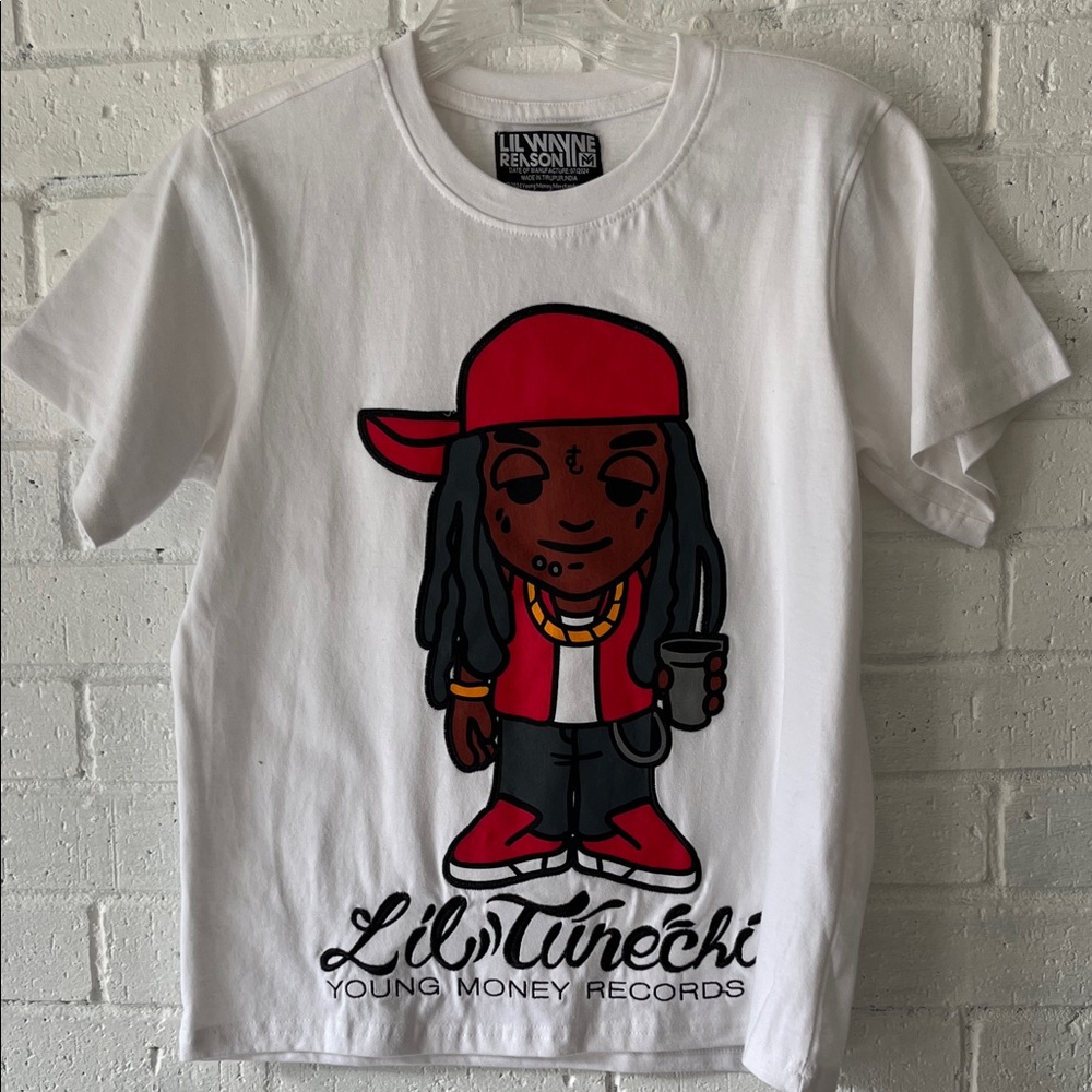 Little Wayne Reason “Lil Tunechi” Kids M(10-12) T-Shirt Exclusive Collab Crew